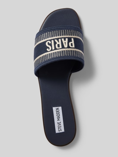 Peek & Cloppenburg Steve MaddenSlides mit Statement-Stitching Modell 'KNOX' in marine Kostenlose Rückgabe