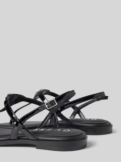 Peek & Cloppenburg GuessZehentrenner mit Label-Applikation Modell 'RAINEY' in black Letzte 3 Tage