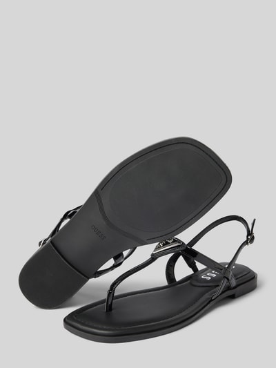 Peek & Cloppenburg GuessZehentrenner mit Label-Applikation Modell 'RAINEY' in black Letzte 3 Tage