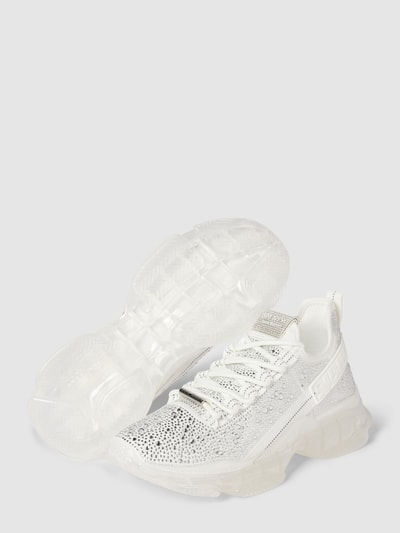 Peek & Cloppenburg Steve MaddenSneaker mit Ziersteinbesatz Modell 'MAXIMA-R' in offwhite Bis zu 65% Rabatt