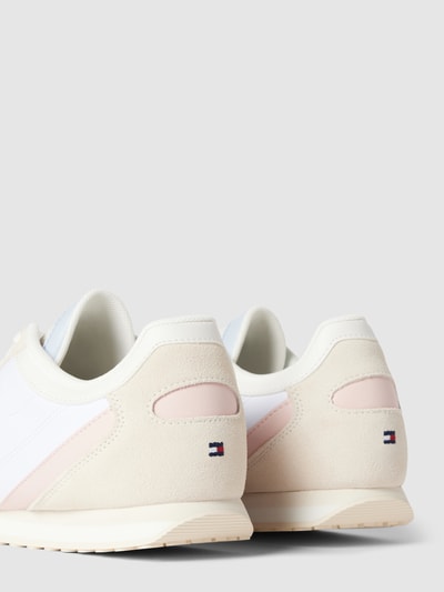 Peek & Cloppenburg Tommy HilfigerSneaker aus Leder mit Label-Stitching in weiss Sonderangebot der Fabrik