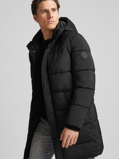 Peek & Cloppenburg Christian Berg MenSteppjacke mit Kapuze in black Super Rabatt