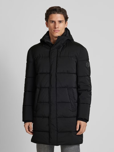Peek & Cloppenburg Christian Berg MenSteppjacke mit Kapuze in black Super Rabatt