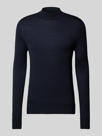Peek & Cloppenburg Christian Berg MenStrickpullover mit Turtleneck in marine 50% Rabatt mit kostenlosem Versand