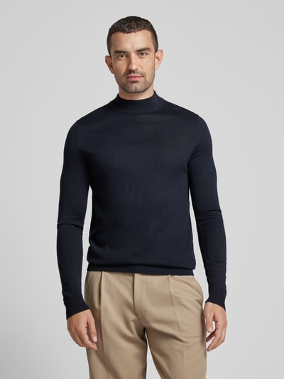 Peek & Cloppenburg Christian Berg MenStrickpullover mit Turtleneck in marine 50% Rabatt mit kostenlosem Versand