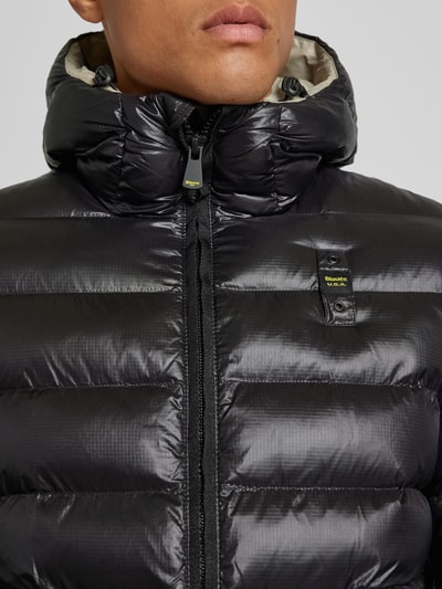 Peek & Cloppenburg Blauer UsaRegular Fit Steppjacke mit Kapuze Modell 'ADAMS' in black Fabrikladen
