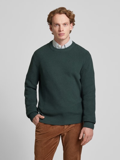Peek & Cloppenburg MCNEALStrickpullover mit Rundhalsausschnitt in bottle Begrenzt auf 3 Tage