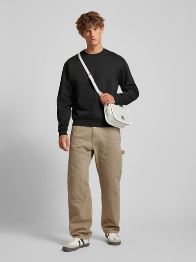 Peek & Cloppenburg REVIEWEssentials Crewneck Sweatshirt in black zollfrei