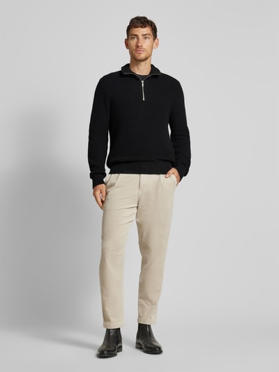 Peek & Cloppenburg MCNEALTroyer mit gerippten Abschlüssen in black 50% Rabatt für begrenzte Zeit
