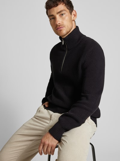 Peek & Cloppenburg MCNEALTroyer mit gerippten Abschlüssen in black 50% Rabatt für begrenzte Zeit