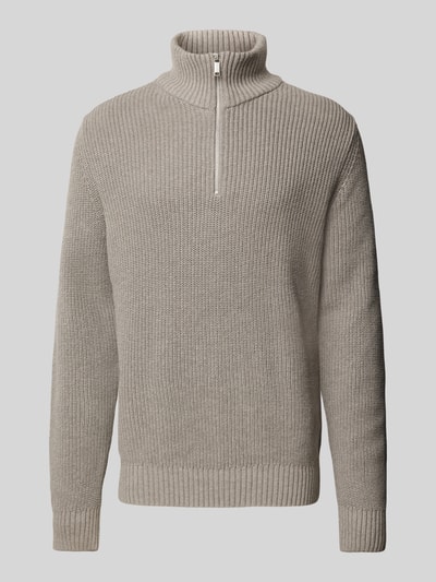 Peek & Cloppenburg MCNEALTroyer mit gerippten Abschlüssen in graphit melange Angebote