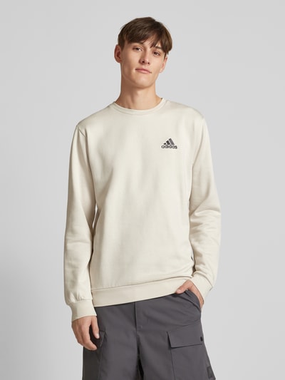 Peek & Cloppenburg ADIDAS SPORTSWEARSweatshirt mit gerippten Abschlüssen in sand Hotsell