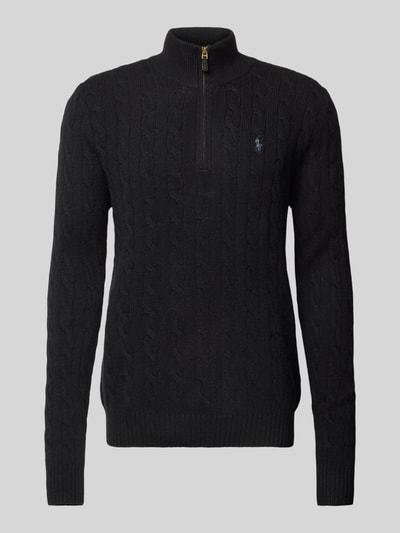 Peek & Cloppenburg Polo Ralph LaurenPullover mit Kaschmiranteil in black Schlussverkauf