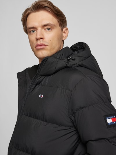 Peek & Cloppenburg Tommy JeansSteppjacke mit Logo-Stitching in black Blitzverkäufe