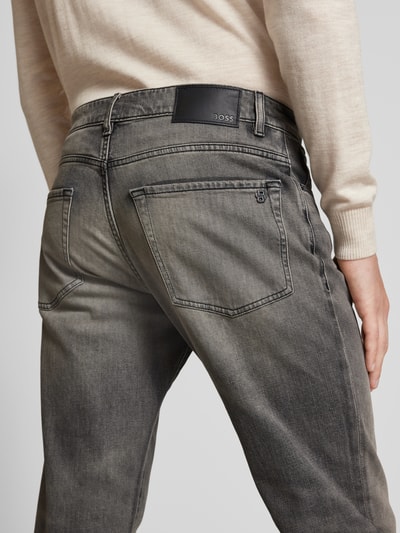 Peek & Cloppenburg BOSS OrangeRegular Fit Jeans im 5-Pocket-Design Modell 'RE.MAINE BO' in dunkelgrau Limitierter Zeitrabatt