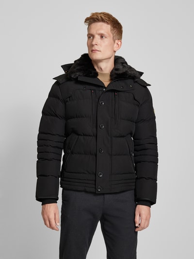 Peek & Cloppenburg WellensteynRegular Fit Funktionsjacke mit dicker Wattierung Modell 'STARSTREAM' in black Fabrikpreis