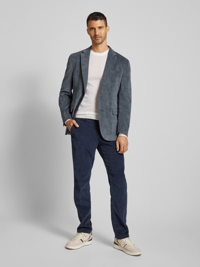 Peek & Cloppenburg Christian Berg Men2-Knopf-Sakko mit Reverskragen in blau