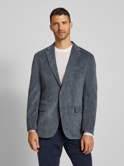 Peek & Cloppenburg Christian Berg Men2-Knopf-Sakko mit Reverskragen in blau Rabatt
