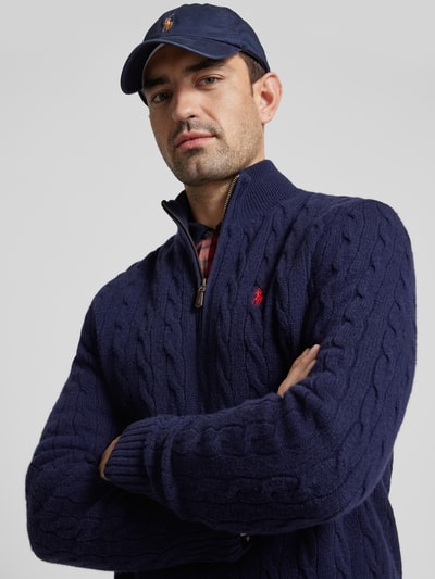 Peek & Cloppenburg Polo Ralph LaurenPullover mit Kaschmiranteil in marine Großer Ausverkauf