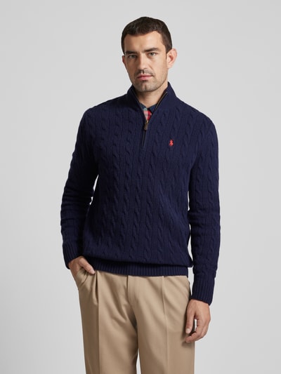 Peek & Cloppenburg Polo Ralph LaurenPullover mit Kaschmiranteil in marine Großer Ausverkauf