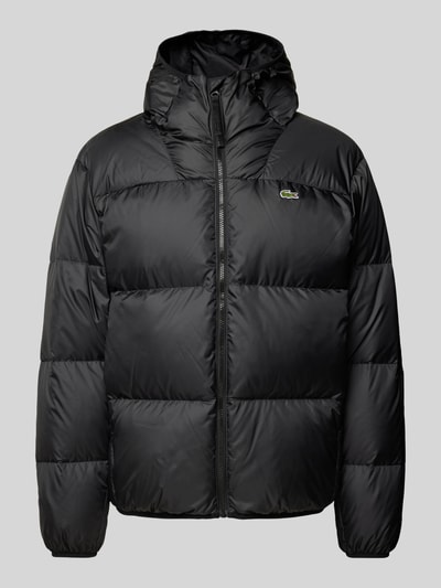 Peek & Cloppenburg LacosteSteppjacke mit Kapuze in black Begrenztes Angebot