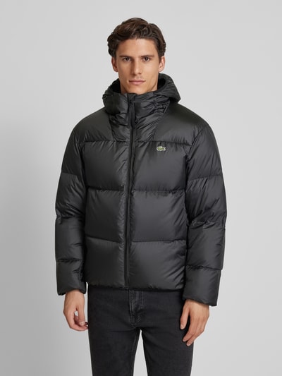 Peek & Cloppenburg LacosteSteppjacke mit Kapuze in black Begrenztes Angebot