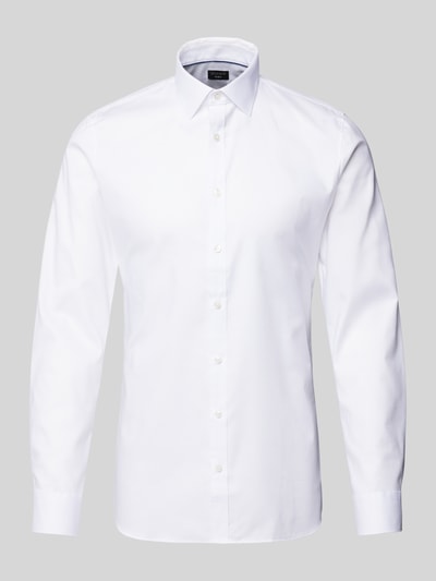 Peek & Cloppenburg OLYMP No. SixSuper Slim Fit Business-Hemd mit Kentkragen in weiss Black Friday