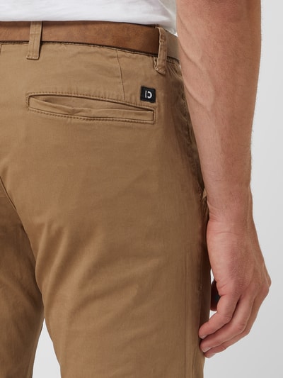 Peek & Cloppenburg Tom Tailor DenimSlim Fit Chino mit Gürtel in camel Osterangebot