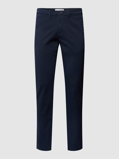 Peek & Cloppenburg SELECTED HOMMESlim Fit Chino in unifarbenem Design Modell 'NEW Miles' in marine Muttertagsangebot