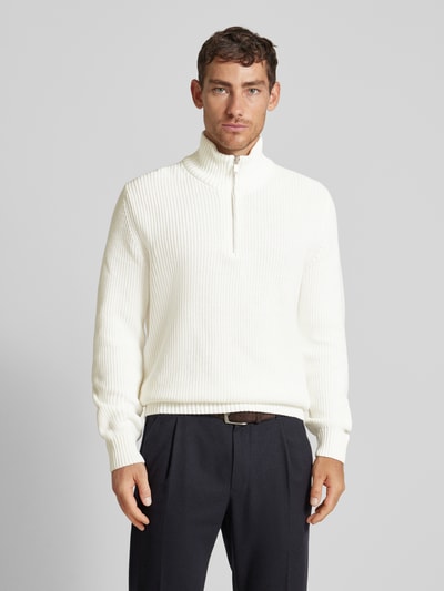 Peek & Cloppenburg MCNEALTroyer mit gerippten Abschlüssen in offwhite Vatertagsangebot