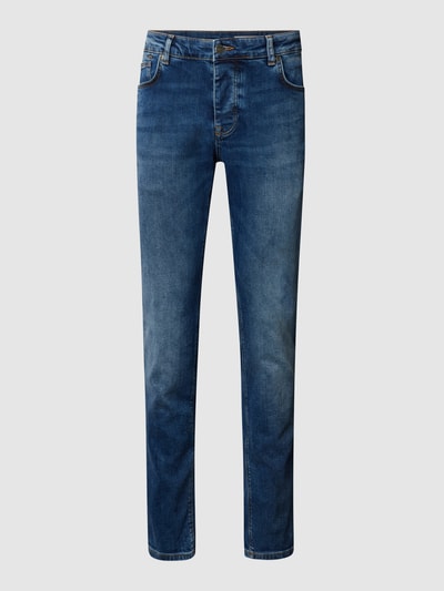 Peek & Cloppenburg REVIEWSlim Fit Jeans mit Stretch-Anteil in dunkelblau Top Angebot