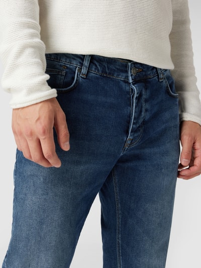 Peek & Cloppenburg REVIEWSlim Fit Jeans mit Stretch-Anteil in dunkelblau Top Angebot