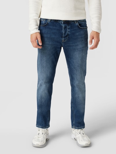 Peek & Cloppenburg REVIEWSlim Fit Jeans mit Stretch-Anteil in dunkelblau Top Angebot