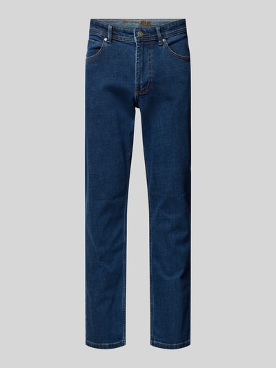 Peek & Cloppenburg Christian Berg MenRegular Fit Jeans im 5-Pocket-Design in ocean Online Outlet