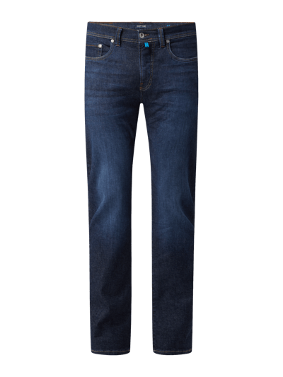 Peek & Cloppenburg Pierre CardinTapered Fit Jeans mit Stretch-Anteil Modell 'Lyon' - 'Futureflex' in dunkelblau Saisonale Angebote