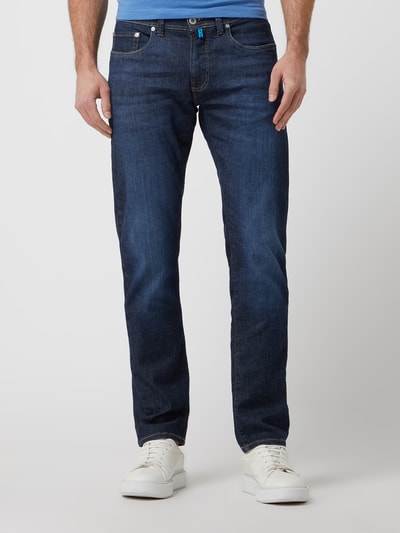 Peek & Cloppenburg Pierre CardinTapered Fit Jeans mit Stretch-Anteil Modell 'Lyon' - 'Futureflex' in dunkelblau Saisonale Angebote