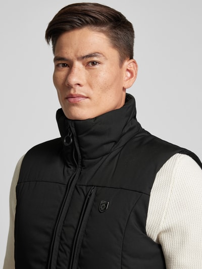 Peek & Cloppenburg WellensteynFunktionsjacke mit Label-Applikation Modell 'NORDSEE' in black Tägliche Deals