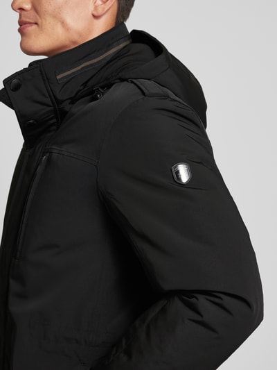 Peek & Cloppenburg WellensteynFunktionsjacke mit Kapuze Modell 'TRAVELLER' in black Riesige Ersparnisse