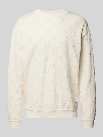 Peek & Cloppenburg JOOP! CollectionSweatshirt mit gerippten Abschlüssen in offwhite JETZT KAUFEN