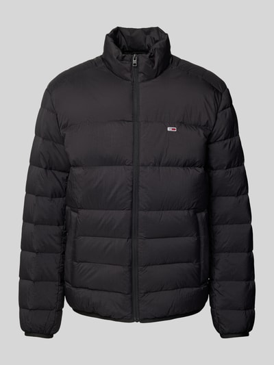 Peek & Cloppenburg Tommy JeansSteppjacke mit Logo-Stitching in black Letzte 2 Tage