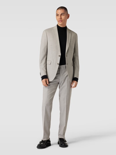 Peek & Cloppenburg Christian Berg Men2-Knopf-Sakko mit Reverskragen in beige