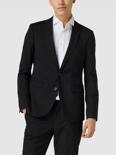 Peek & Cloppenburg MCNEAL2-Knopf-Sakko mit Brustleistentaschen in black Bis zu 55% Rabatt