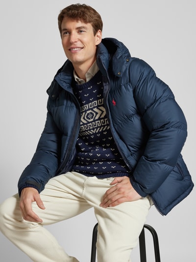 Peek & Cloppenburg Polo Ralph LaurenSteppjacke mit Logo-Stitching in marine Riesige Rabatte