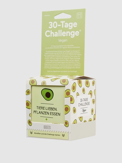 Peek & Cloppenburg DoiyPapier-Spiel '30-Tage Challenge Vegan' in weiss