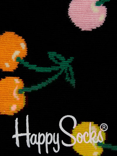 Peek & Cloppenburg Happy SocksSocken mit Allover-Print Modell 'CHERRY' in black Sonderangebot