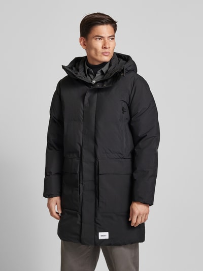 Peek & Cloppenburg khujoJacke mit Kapuze Modell 'Hant' in black Osterangebot