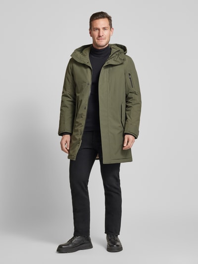 Peek & Cloppenburg G-LABParka mit Eingrifftaschen Modell 'TRACER' in oliv melange