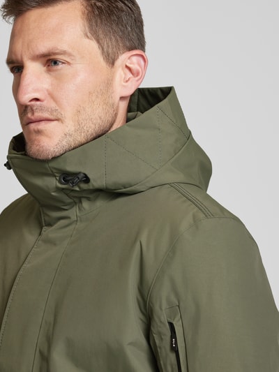 Peek & Cloppenburg G-LABParka mit Eingrifftaschen Modell 'TRACER' in oliv melange Vatertagsangebot