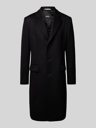 Peek & Cloppenburg BOSSMantel aus reinem Kaschmir mit Reverskragen in black Jubiläumsangebot