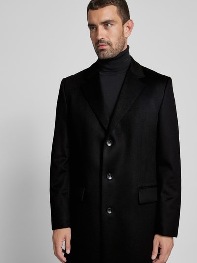 Peek & Cloppenburg BOSSMantel aus reinem Kaschmir mit Reverskragen in black Jubiläumsangebot